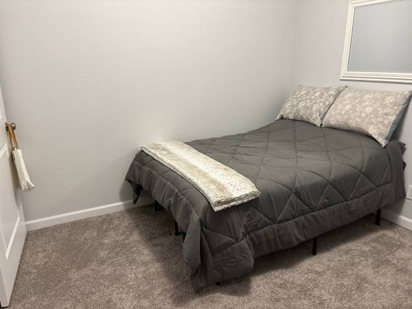 Brand new full size mattress and frame 1