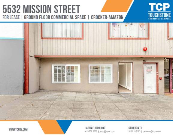 FOR LEASE: Ground Floor Commercial Space | Crocker-Amazon 1