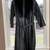 WOMENS LEATHER COAT W/ FOX NECK LINING 1 thumbnail