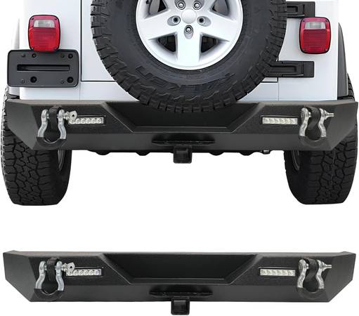 was$251  Jeep Wrangler TJ Rear Bumper 1997-2006 1