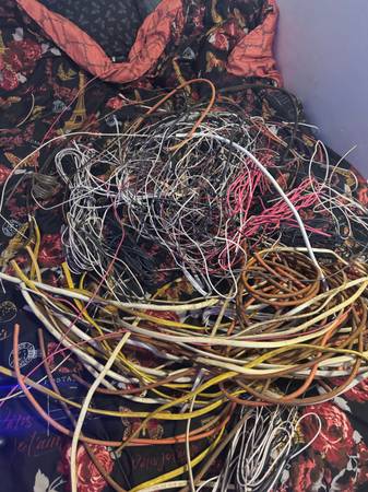 copper wire. scrap wire 1