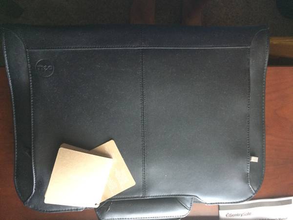 dell leather laptop bag 1