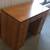 Vintage Twin Double Pedestal PINE DESK 2 thumbnail