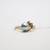 14k Yellow Gold Pearl Ring w/Clear Stones(Size 6 1/4) 1 thumbnail
