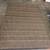 New 6’7” x 9’ Indoor/Outdoor Natural Stripes Brown Area Rug 2 thumbnail