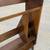 Mid-Century Danish Modern Wooden Bookcase Or Record Shelf Tapered Legs MCM Wood  8 thumbnail