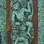 VINTAGE MEXICAN MAYAN STYLE WALL PLAQUE DEPICTING A MALE FIGURE 3 thumbnail