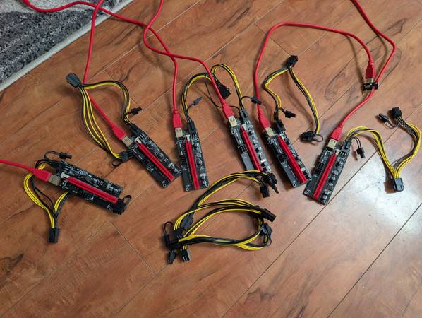 6 pcie riser cards 1