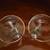 Vtg Pair of GOLD RIM crystal champagne glasses-WEDDING!! 8 thumbnail