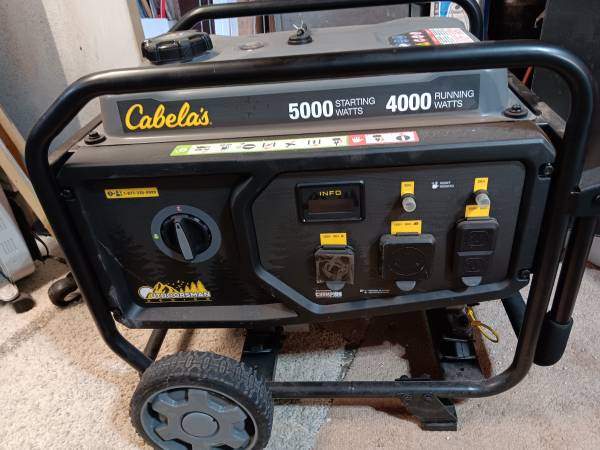 Cabela's generator 1