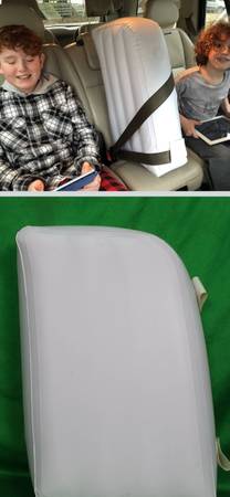 Inflatable back seat divider for kids 1