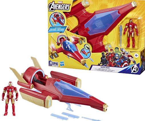 Avengers Epic Hero Iron Man Repulsor Blast Battle Jet Action Figure 1