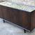 1954 MCM birch SIDEBOARD BUFFET with glass top & 4 double hinged doors 3 thumbnail