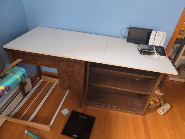 Cutting table,sewing table,bookcase 1