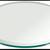 Brand NEW 1/2” Thick Clear ROUND Glass Top w/Beveld Edge 3 thumbnail