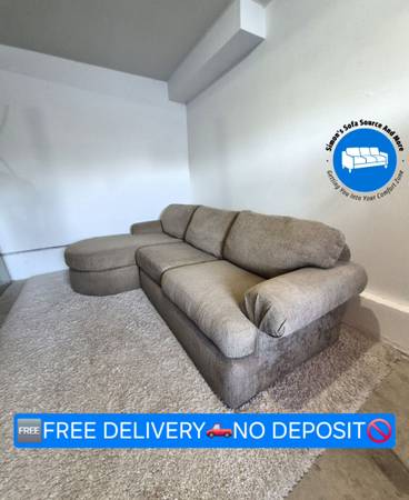 FREE DELIVERY Comfy and Cozy Round Sectional Sofa / Couch  NO DEPOSIT 1
