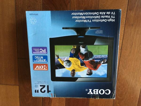 Coby 12" TV Computer Monitor - New 1