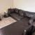 Brown Leather Couch 2 thumbnail