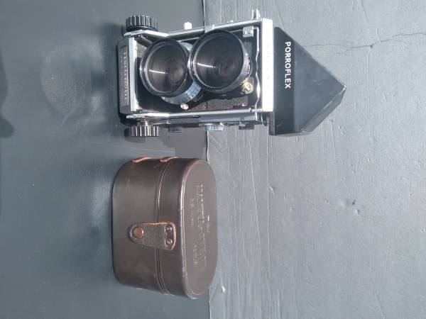 Cámara vintage Mamiya C3 TLR de formato medio con lente Poroflex Sekor 3.5/65 mm - $200 (san bruno)63436255581697121