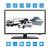 NEW AC/DC 24" HDTV/monitor/DVD player/radio 12volt/110volt RV/BOAT 4 thumbnail