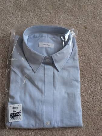 New Womens CK Long Sleeve Shirt (Small) 1