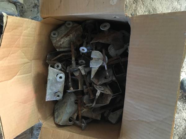 Box of 1/2 ton apple bin hardware 1
