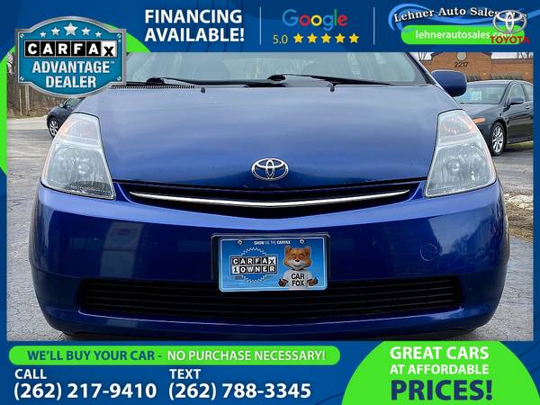 - 2009 Toyota Prius - $4,990 (2210 Silvernail Rd Pewaukee, WI 53072)63611908677121122