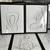 SET OF EIGHT (8) PRINTS | FIGURATIVE WOMAN FEMININE ART REMEMEDY 4 thumbnail