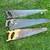 LOT of 3 Vintage Wood Hand Saws 5 thumbnail