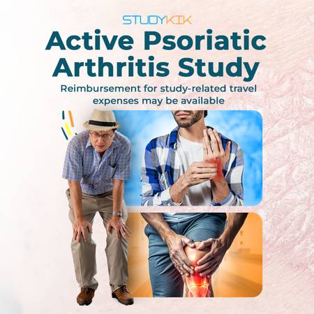 Active Psoriatic Arthritis Study ✅ Compensation for study participatio 1
