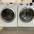 Bosch Washer and Dryer Set. Stainless Steel Drums 1 thumbnail