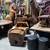 Counter Height and Bar Chairs - Live Edge or Salvaged Wood  NEW 14 thumbnail