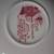 vintage dinnerware features the classic pink and white transferware "Mill Stream 3 thumbnail