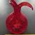 Vintage Hand-blown Ruby Red Glass Pitchers 3 thumbnail