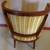 RARE ANTIQUE VINTAGE BARREL STYLE ACCENT ARM CHAIR 7 thumbnail