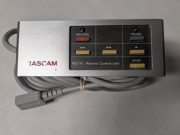 Excellent condition TASCAM RC-71 Remote Control Unit 1