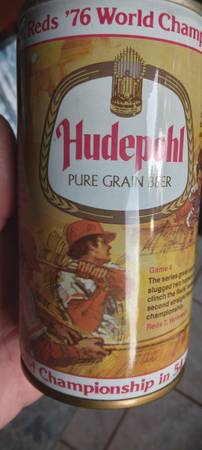 Hudepohl beer can 1