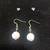 Flat freshwater pearl earrings 1 thumbnail