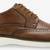 Hush Puppies Men's Everett Wingtip Oxford Leather Shoes, Cognac, 9.5M 3 thumbnail