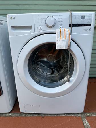 LG front loading washer 1