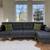 New Gray Modular Sofa With Reversible Chaise 18 thumbnail