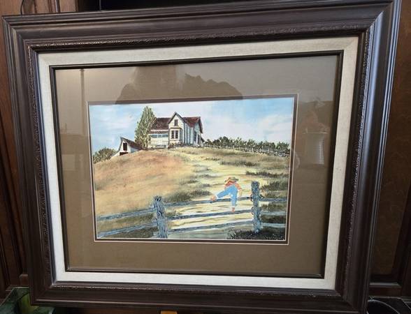 Going home farm boy print 1