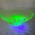 Greem Uranium Swirl Bohemian Glass Compote 5.5” Wide 3 thumbnail