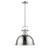 Kira Home Hanging Light Fixture – Industrial Glass Dome Pendant 1 thumbnail