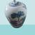1990s Tall Chinese Blue & White Vase 2 thumbnail