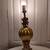 Vintage Hollywood Regency Style Brass Cherub Marble Fluted Glass Lamp 11 thumbnail