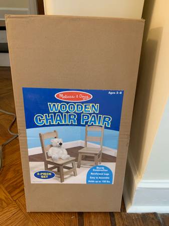 Children’s wooden chairs 1