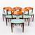Restored Danish Mid Century Modern Dining Chairs by Jydsk 3 thumbnail