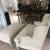 Extra wide country french lounge chair with ottoman 3 thumbnail