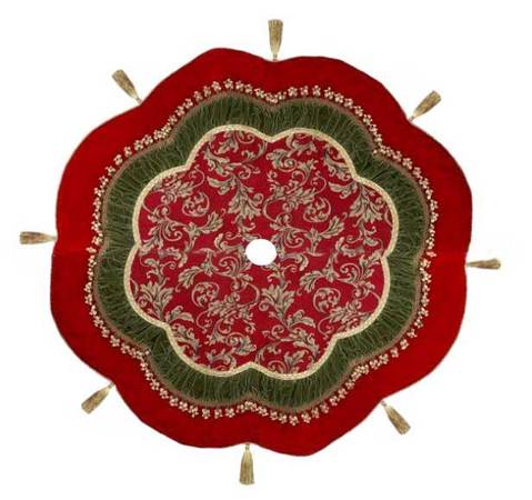 Luxurious Holiday/Christmas Tree Skirt 1